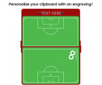 Red Soccer Clipboard